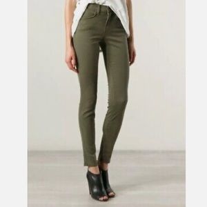 J Brand Skinny Moriah Green Denim Size 29